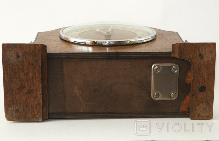 Quarter-striking mantel clock with GARRARD key England., photo number 9