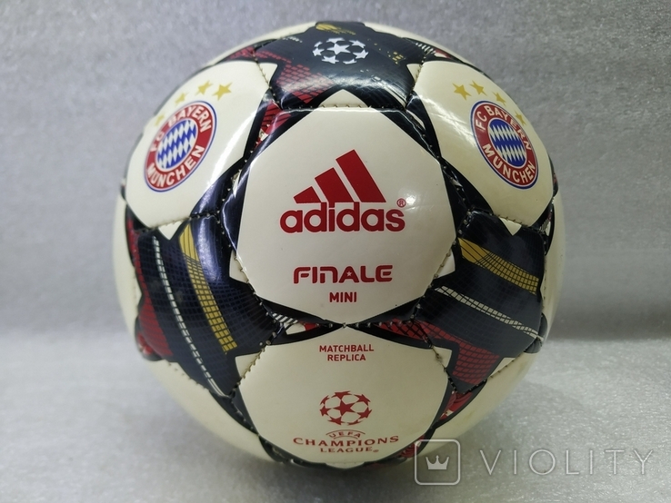 Adidas. Finale Mini Match Ball Replika. Champions League. Size 1. FC Bayern Munchen.