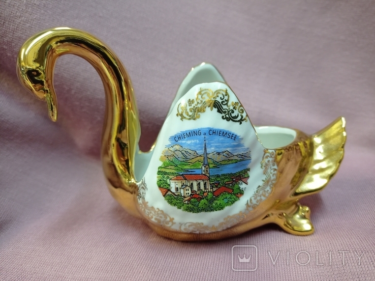 Винтажная конфетница Лебедь "Chieming, Chiemsee. Herrenchiemsee Castle, Bavaria, Германия, photo number 8