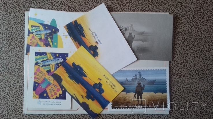 A set of thematic cards with envelopes, photo number 2