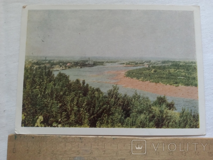 1955 Kyiv view of the Dnieper from the restaurant Kukushka Backman, photo number 2