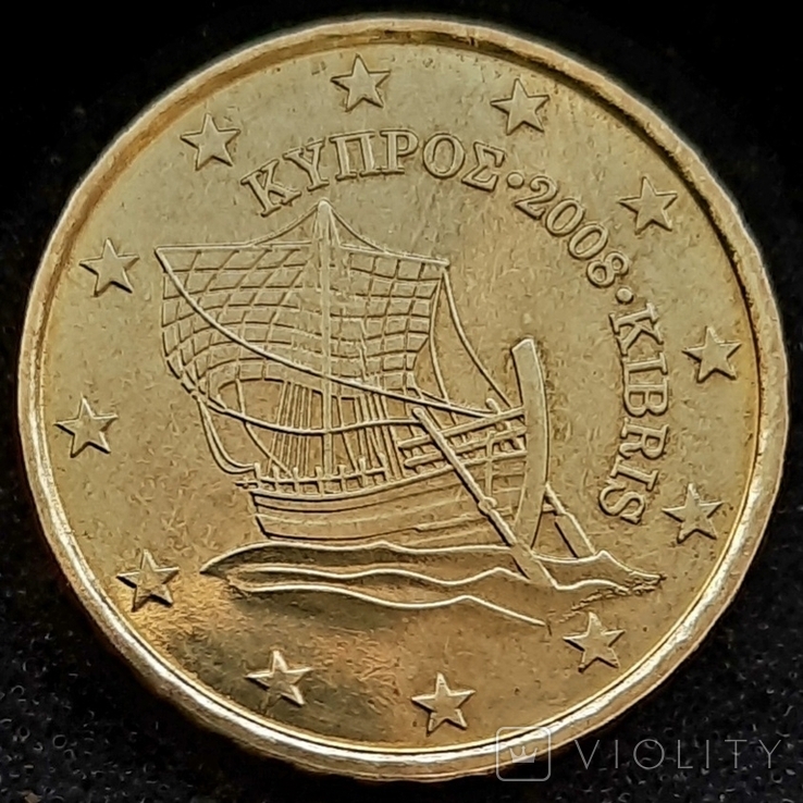 Cyprus 10 euro cents 2008, photo number 4