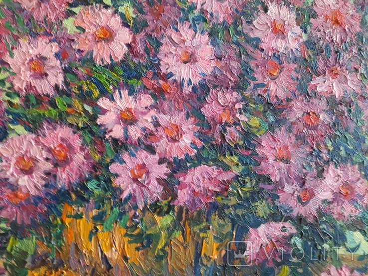 Painting Taras Dudka ''Flowers of Autumn'' 40/50 canvas/oil on canvas 2015, photo number 4
