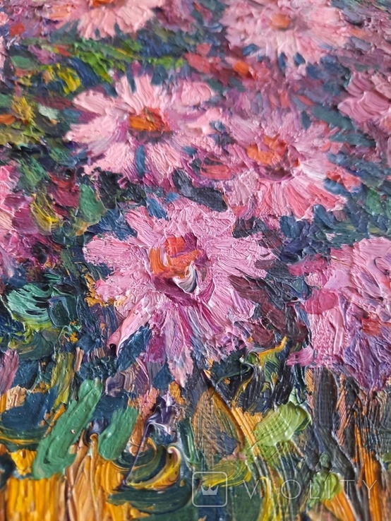 Painting Taras Dudka ''Flowers of Autumn'' 40/50 canvas/oil on canvas 2015, photo number 6