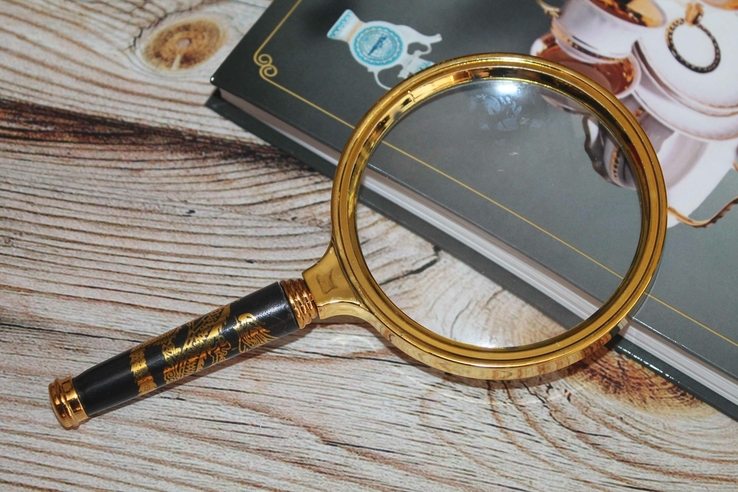 Ручна лупа Збільшувальне скло Magnifier 90mm (1167), фото №3