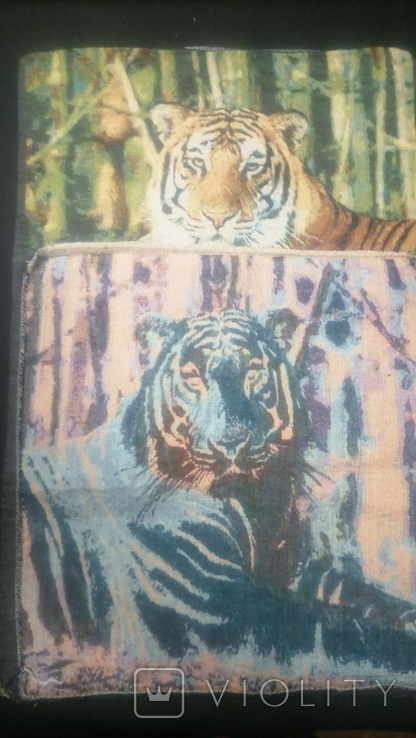 Tapestry "Tiger" 0.46 * 0.46cm. New. 2pcs per lot, photo number 9