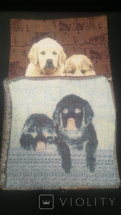 Tapestry "Doggies" 0.36*0.36cm., photo number 10