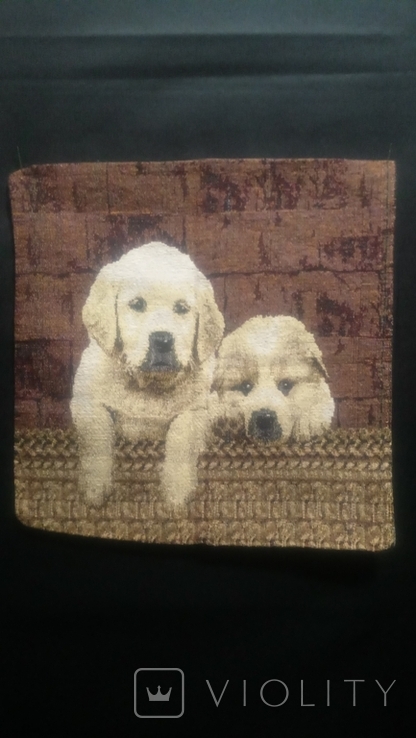 Tapestry "Doggies" 0.36*0.36cm., photo number 11