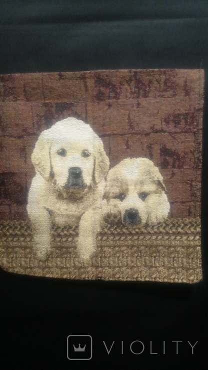 Tapestry "Doggies" 0.36*0.36cm., photo number 13