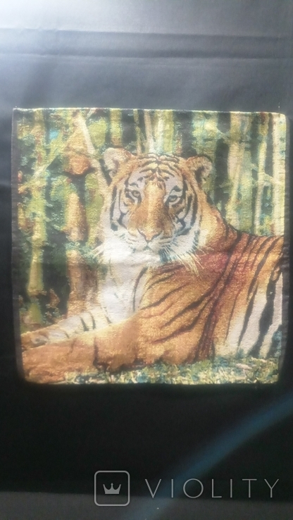 Tapestry "Tiger" 2 pieces.0.45*0.45 New, photo number 6