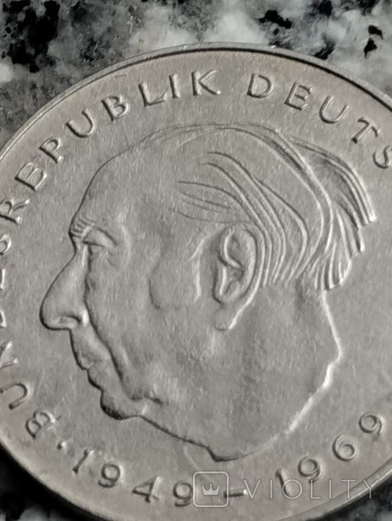 2 Deutsche Mark 1983 года ., фото №4