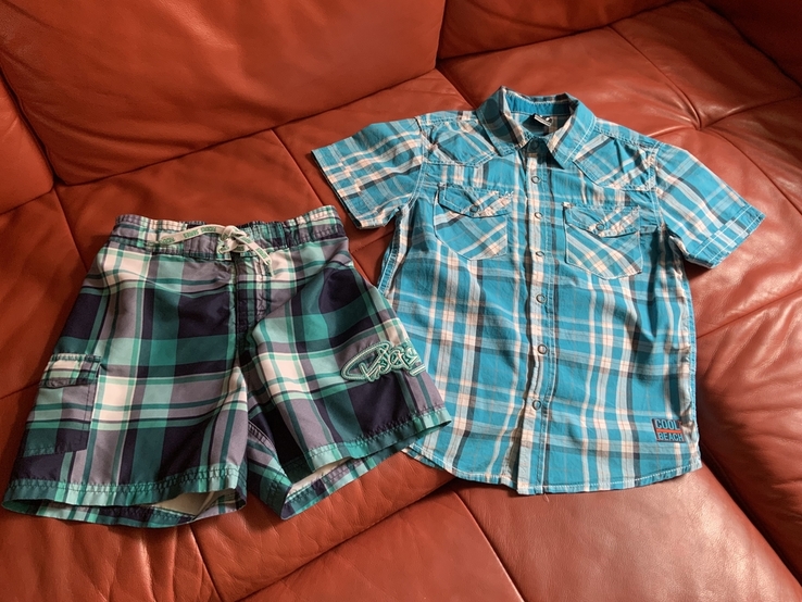 Комплект шорты рубашка, р.9-10 лет, photo number 6