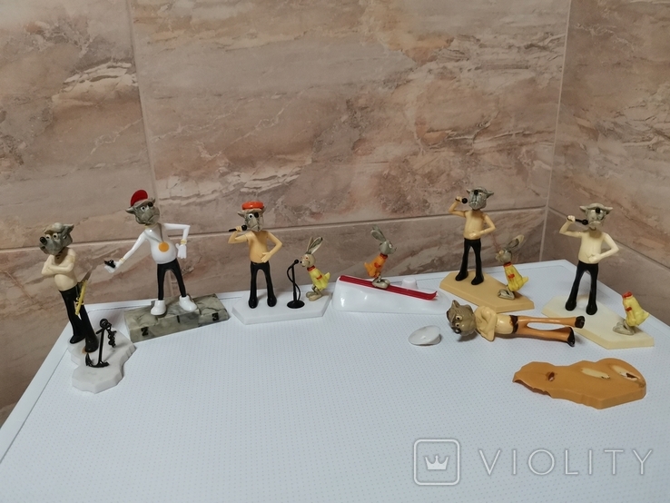 Souvenir of the USSR, well, hare, well, wait a minute, table miniature, price, brand, one lot, figurine, photo number 2