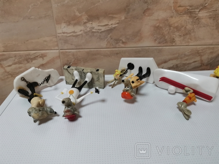 Souvenir of the USSR, well, hare, well, wait a minute, table miniature, price, brand, one lot, figurine, photo number 6