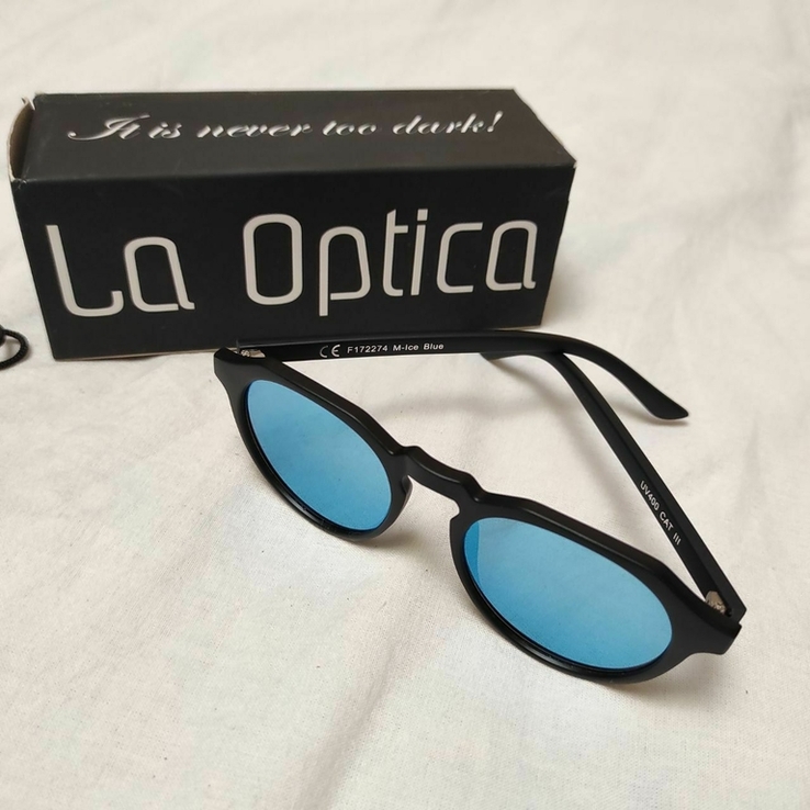 Сонцезахисні окуляри, фільтр UV 400 La optica L010 M Ice Blue Neu, numer zdjęcia 6