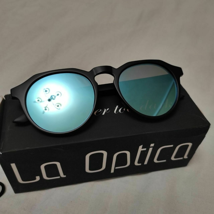 Сонцезахисні окуляри, фільтр UV 400 La optica L010 M Ice Blue Neu, numer zdjęcia 2