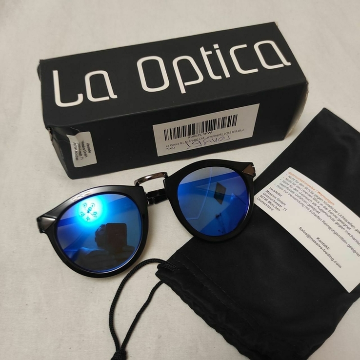 Сонцезахисні окуляри, фільтр UV 400 La 0ptica L015 BI B-Blue Neu, numer zdjęcia 10