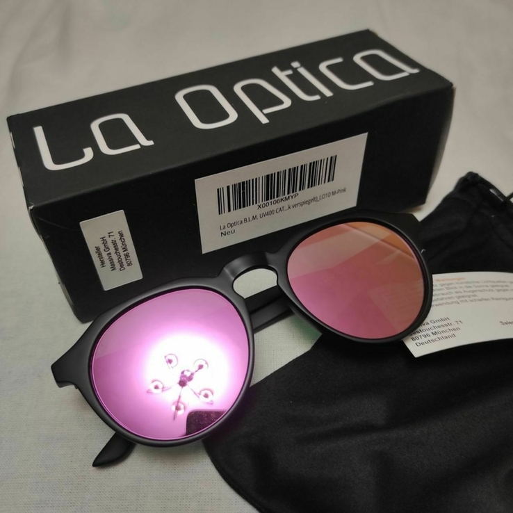 Сонцезахисні окуляри, фільтр UV 400 La 0ptica М-Pink Neu, фото №8