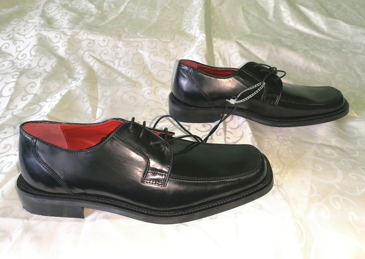 Туфлі чоловічі шкіряні чорні розмір 42, фото №4