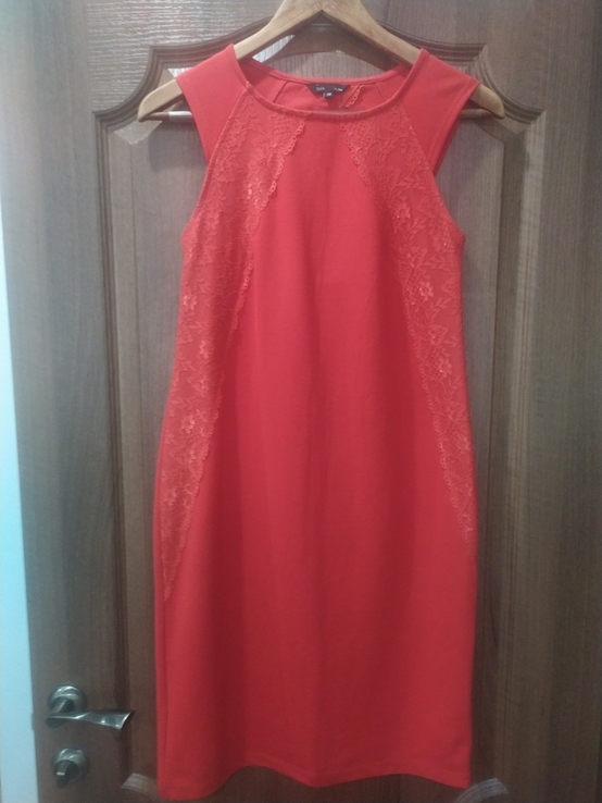 Сукня червона з кружевом 36/38, photo number 2