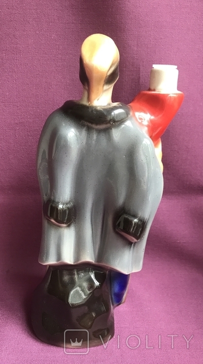 Пляшка - статуетка Козак у шапці. Порцеляна / фарфор., фото №3