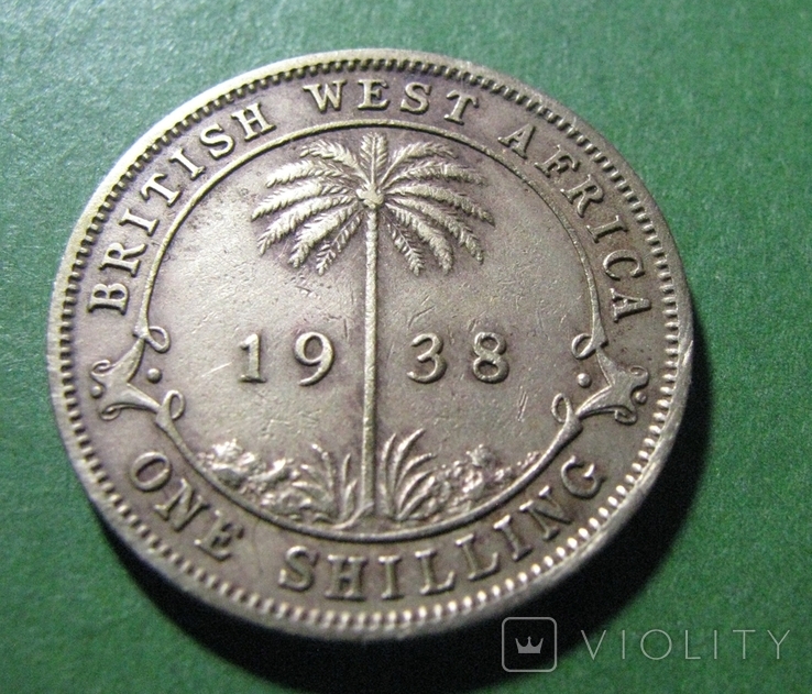 Британська Західна Африка 1 шилінг 1938, фото №2