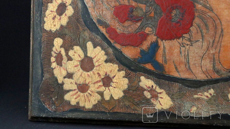 Pair of antique panels, France, marquetry, late XIX century, photo number 3