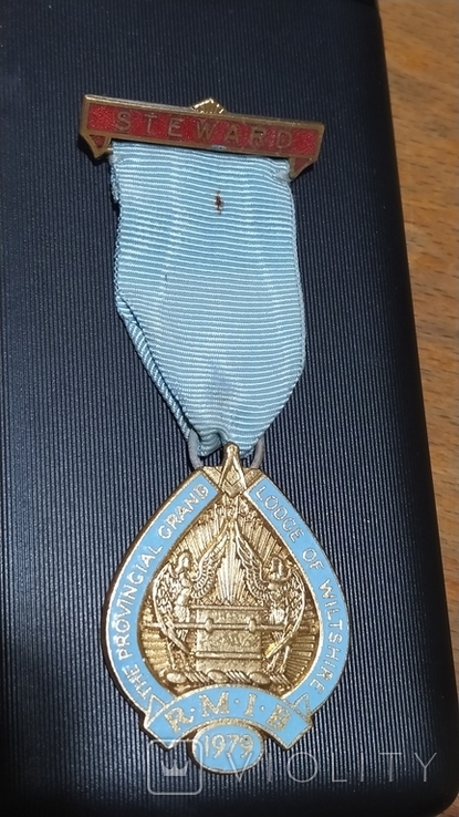 Масонская медаль. 1979 год (П1), фото №2