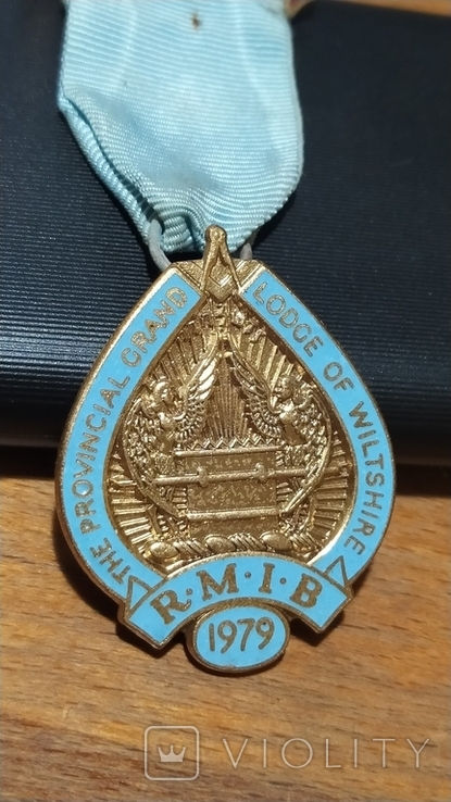 Масонская медаль. 1979 год (П1), фото №3