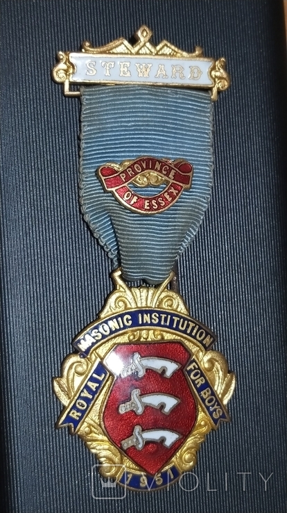 Масонская медаль. 1951 год (П1), фото №2