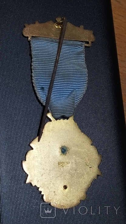 Масонская медаль. 1951 год (П1), фото №4