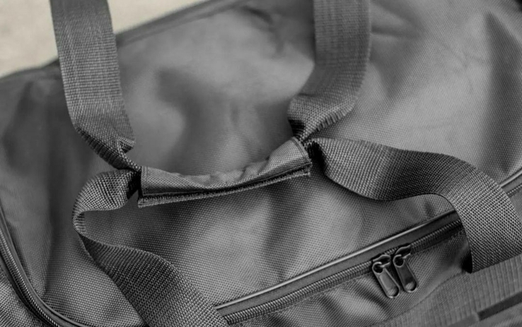 Мужская дорожная спортивная сумка Nike biz черная тканевая для тренировок и перевозки вещей, фото №5