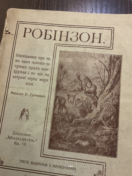 Київ 1918 Робінзон з малюнками Б. Грінченко (часи УНР), фото №3