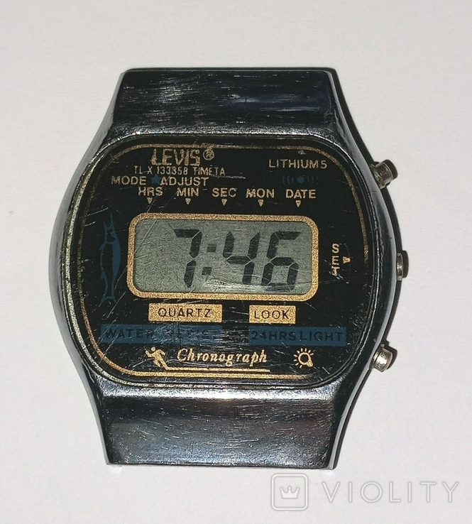 Электронные часы levis 1990 е, фото №2