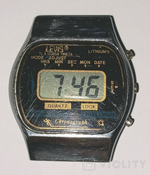 Электронные часы levis 1990 е, фото №5
