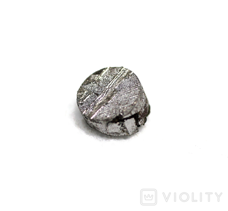 Заготовка-вставка з метеорита Seymchan, 0,6 г, із сертифікатом автентичності, фото №7