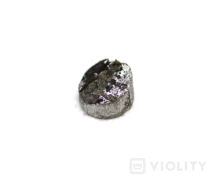 Заготовка-вставка з метеорита Seymchan, 0,6 г, із сертифікатом автентичності, фото №8