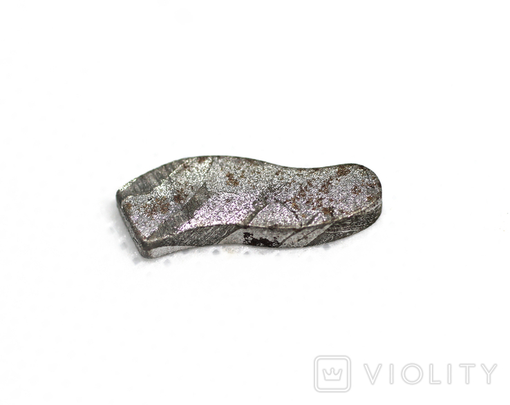 Заготовка-вставка з метеорита Seymchan, 1,6 г, із сертифікатом автентичності, фото №5