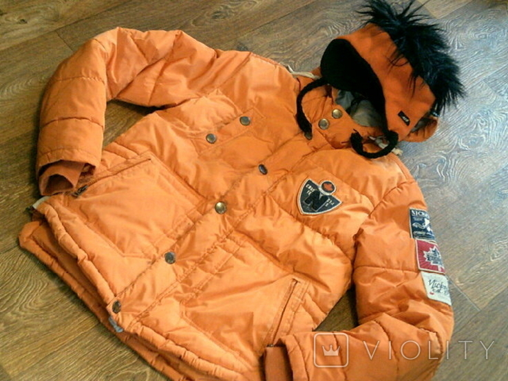 Nickelson - фірмова арктик куртка + фліс шапка Miz розм.L, фото №3