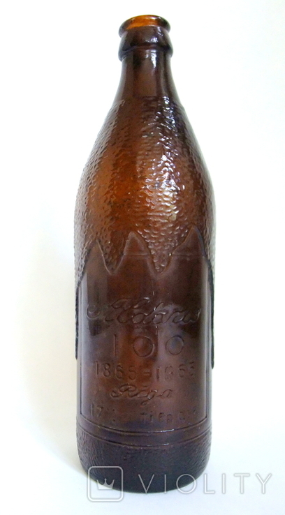 ALDARIS 100 Riga 1865 - 1965. Об'єм 0.5 L. пляшка 2., фото №2