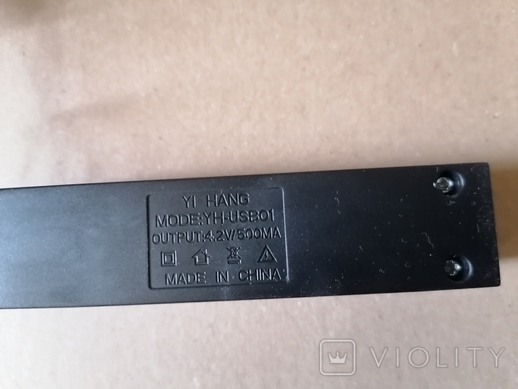 Зарядное устройство YH-USB01 для литиевых елементов, 18650, 21700 и др., фото №5