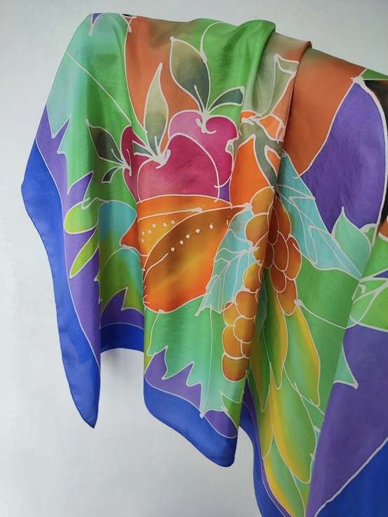 Шовкова хустка Batik made in Thailand, оригінал, фото №2