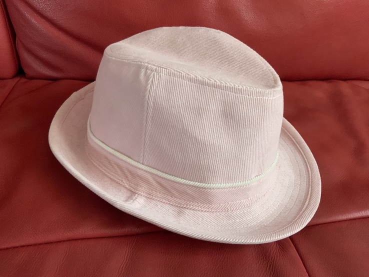 Шляпа розовая вельветовая, р.s, photo number 4