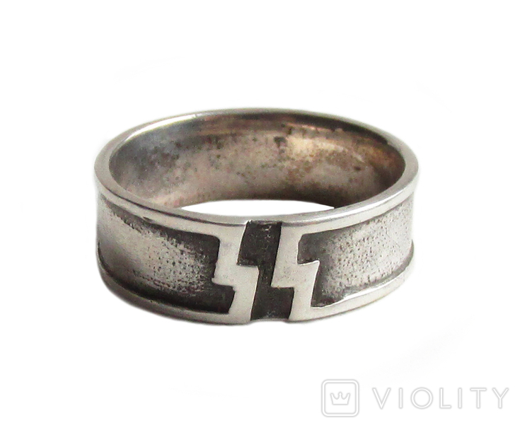 III REICH кольцо перстень 12 Танковой дивизии SS СС Гитлер Югенд HJ Hitler Jugend копия., фото №8