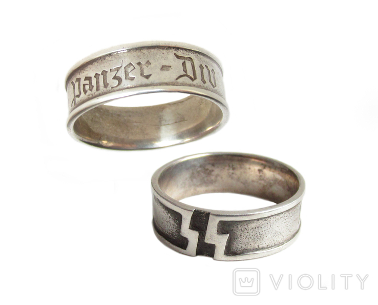 III REICH кольцо перстень 12 Танковой дивизии SS СС Гитлер Югенд HJ Hitler Jugend копия., фото №10