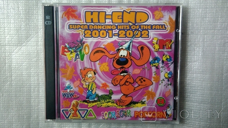 2 CD CD поп збірка HI - END (2001 - 2002), фото №2