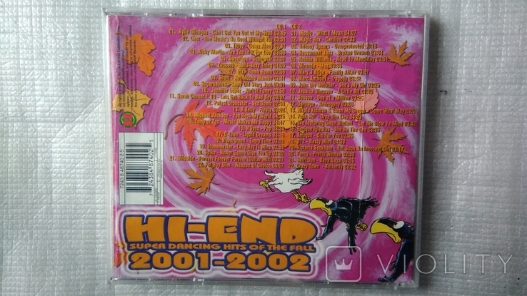 2 CD CD поп збірка HI - END (2001 - 2002), фото №3