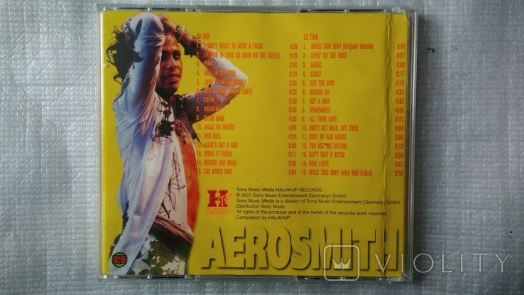2 CD Компакт диск лучших песен рок группы - AEROSMITH, фото №3