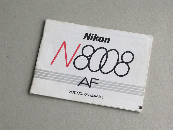 Інструкція до фотоапарату NIKON N 8008 AF, фото №2