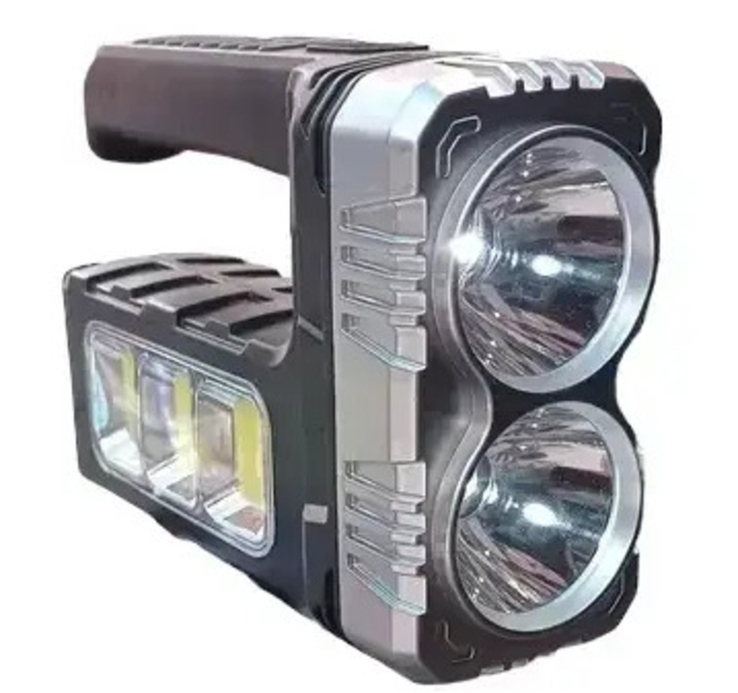 Світлодіодний ручний акумуляторний ліхтар із повербанком і сонячною панеллю, photo number 9
